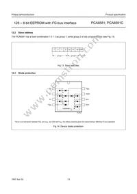 PCA8581T/6 Datasheet Page 13