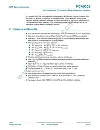 PCA9306D Datasheet Page 2