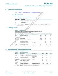 PCA9306D Datasheet Page 7
