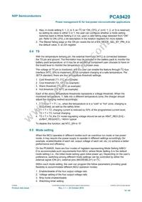 PCA9420UKZ Datasheet Page 10