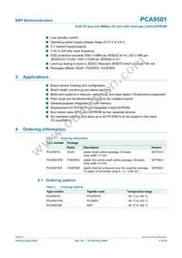PCA9501D Datasheet Page 2