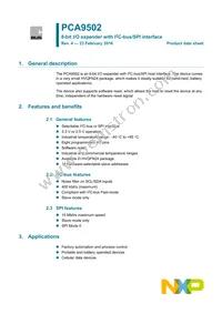 PCA9502BS Datasheet Cover