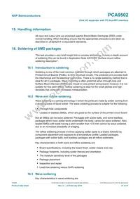 PCA9502BS Datasheet Page 21