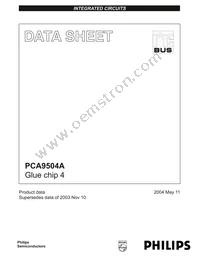 PCA9504ADGG Datasheet Cover