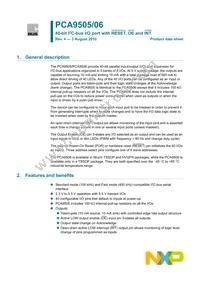 PCA9505DGG Datasheet Cover