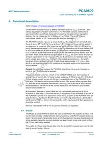 PCA9509DP/DG Datasheet Page 5