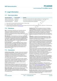PCA9509DP/DG Datasheet Page 22