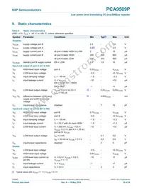 PCA9509PGM Datasheet Page 10