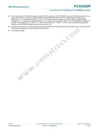 PCA9509PGM Datasheet Page 11