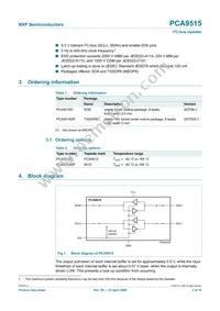 PCA9515D Datasheet Page 2