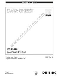 PCA9516PW Datasheet Cover
