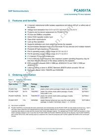 PCA9517AD Datasheet Page 2