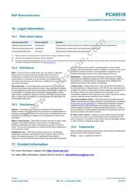 PCA9518PW Datasheet Page 20