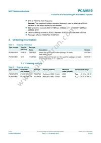 PCA9519PW Datasheet Page 2