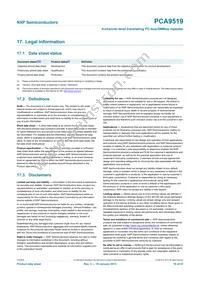 PCA9519PW Datasheet Page 19