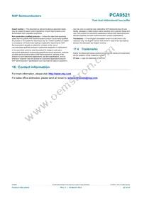 PCA9521DP Datasheet Page 22