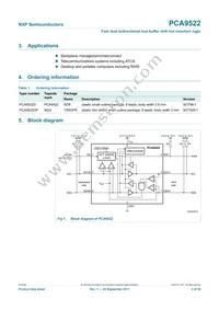 PCA9522DP Datasheet Page 2
