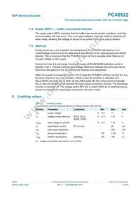 PCA9522DP Datasheet Page 5