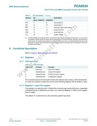 PCA9534D Datasheet Page 5