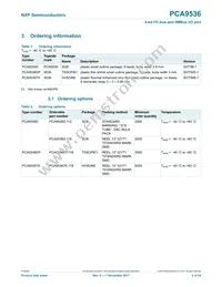 PCA9536D Datasheet Page 2