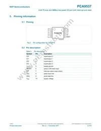 PCA9537DP Datasheet Page 3