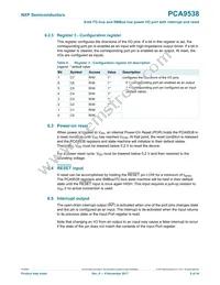 PCA9538PW Datasheet Page 8