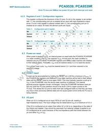 PCA9539RPW Datasheet Page 9