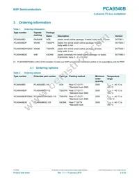 PCA9540BD Datasheet Page 2