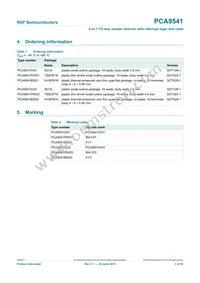 PCA9541PW/02 Datasheet Page 3
