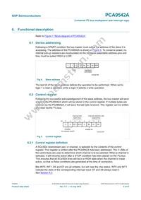 PCA9542AD Datasheet Page 5