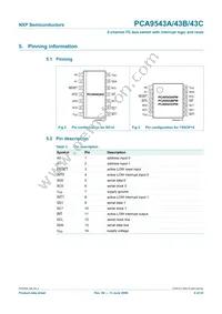 PCA9543CPW Datasheet Page 4