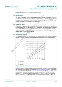 PCA9543CPW Datasheet Page 7