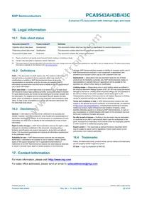 PCA9543CPW Datasheet Page 22