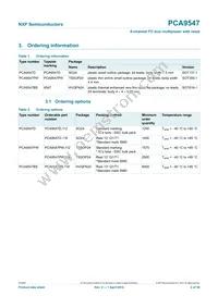 PCA9547D Datasheet Page 2
