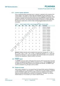 PCA9548APW Datasheet Page 7