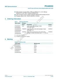 PCA9553TK/02 Datasheet Page 2