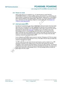 PCA9554CBSHP Datasheet Page 8