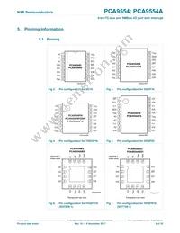 PCA9554TS Datasheet Page 5