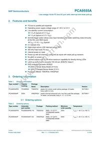 PCA9555AHF Datasheet Page 2