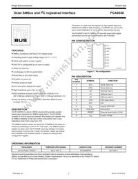 PCA9556PW Datasheet Page 2