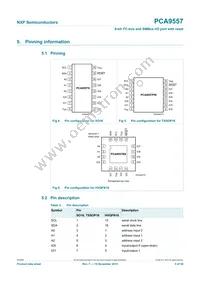 PCA9557BSHP Datasheet Page 5