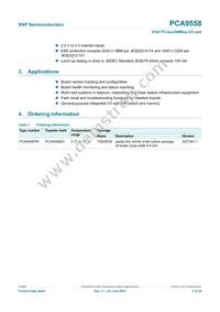 PCA9558PW Datasheet Page 2