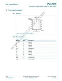 PCA9571GUX Datasheet Page 4