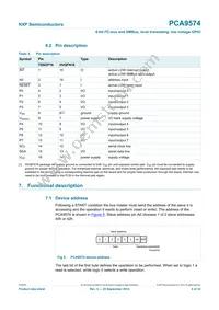 PCA9574HR Datasheet Page 6