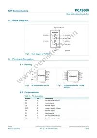 PCA9600DP/S911 Datasheet Page 3