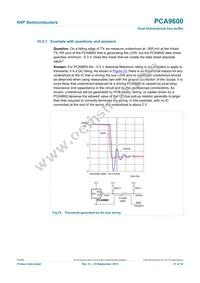PCA9600DP/S911 Datasheet Page 21