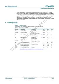 PCA9601DP Datasheet Page 7