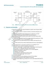 PCA9616PW Datasheet Page 2