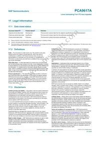 PCA9617ATPZ Datasheet Page 21