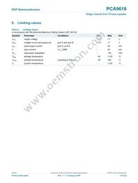 PCA9618UKZ Datasheet Page 8